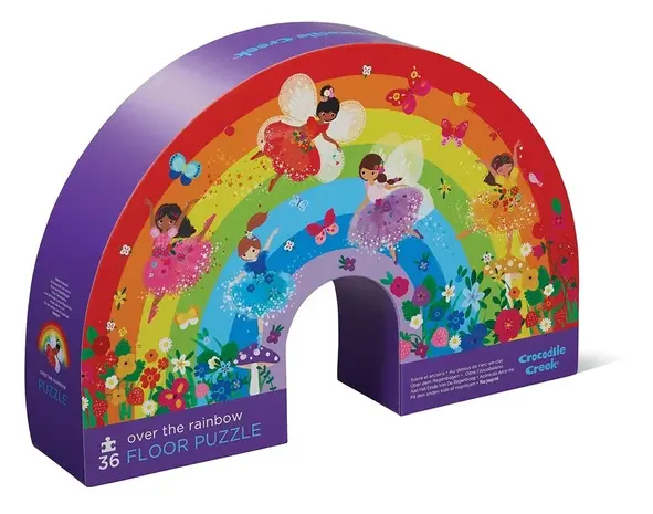 Crocodile Creek Puzzel Over de regenboog ( 36 stukjes) Crocodile Creek Puzzel Over de regenboog ( 36 stukjes)