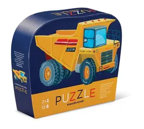 Crocodile Creek Puzzel Construction (12 stukjes) Crocodile Creek Puzzel Construction (12 stukjes)
