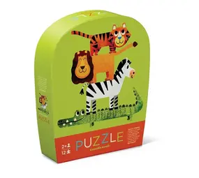 Crocodile Creek Puzzel Jungle Vrienden (12 stukjes) Crocodile Creek Puzzel Jungle Vrienden (12 stukjes)