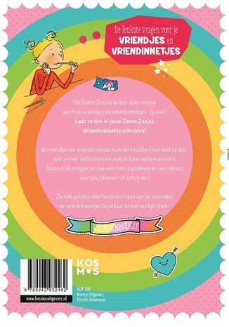 De Zoete Zusjes Vriendenboek De Zoete Zusjes Vriendenboek