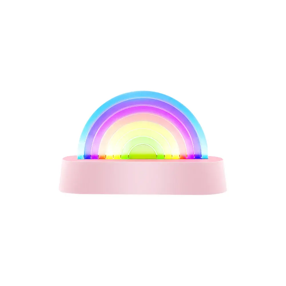 Lalarma Dancing rainbow lamp Pink