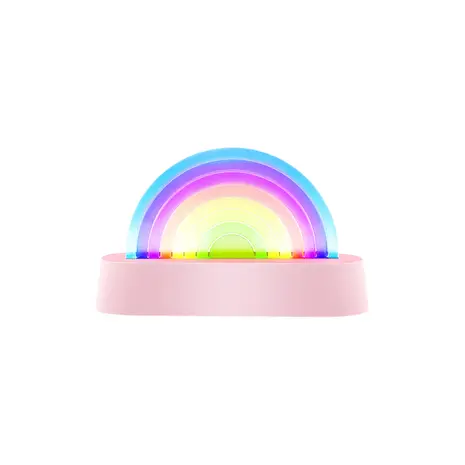 Lalarma Dancing rainbow lamp Pink
