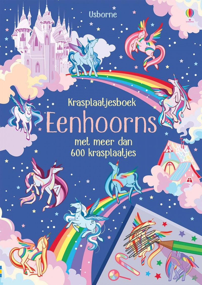 Krasplaatjesboek Eenhoorn afbeelding