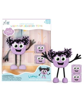 Glo Pals Light Up Sensory Toy Paars Lumi