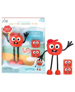 Glo Pals Light Up Sensory Toy Rood Sammy