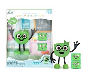 Glo Pals Light Up Sensory Toy Groen Pippa Glo Pals Light Up Sensory Toy Groen Pippa