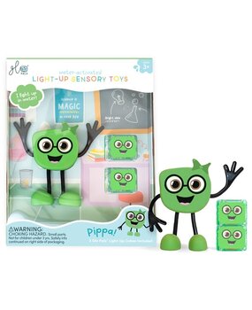 Glo Pals Light Up Sensory Toy Groen Pippa