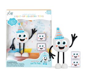 Glo Pals Light Up Sensory Toy Multicolor Party Glo Pals Light Up Sensory Toy Multicolor Party