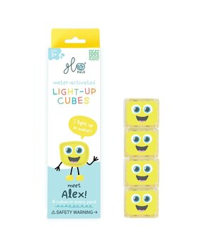 Glo Pals Light Up Cubes Geel Alex