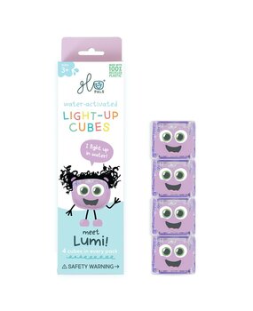 Glo Pals Light Up Cubes Paars Lumi