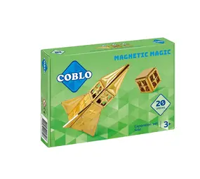 Coblo Magnetische Tegels Goud 20 stuks Coblo Magnetische Tegels Goud 20 stuks