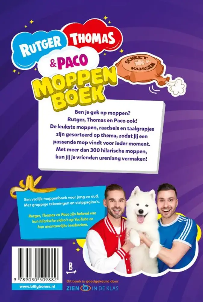 Het moppenboek van Rutger, Thomas en Paco Het moppenboek van Rutger, Thomas en Paco