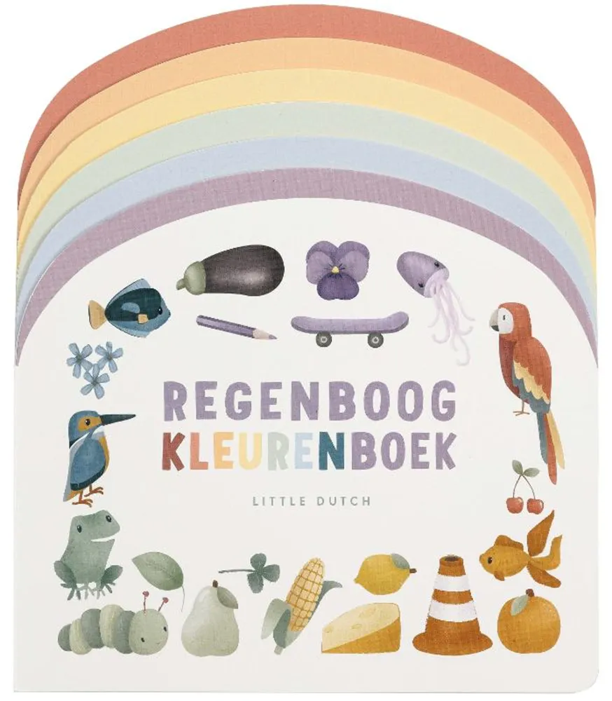 Little Dutch: Regenboog kleurenboek afbeelding