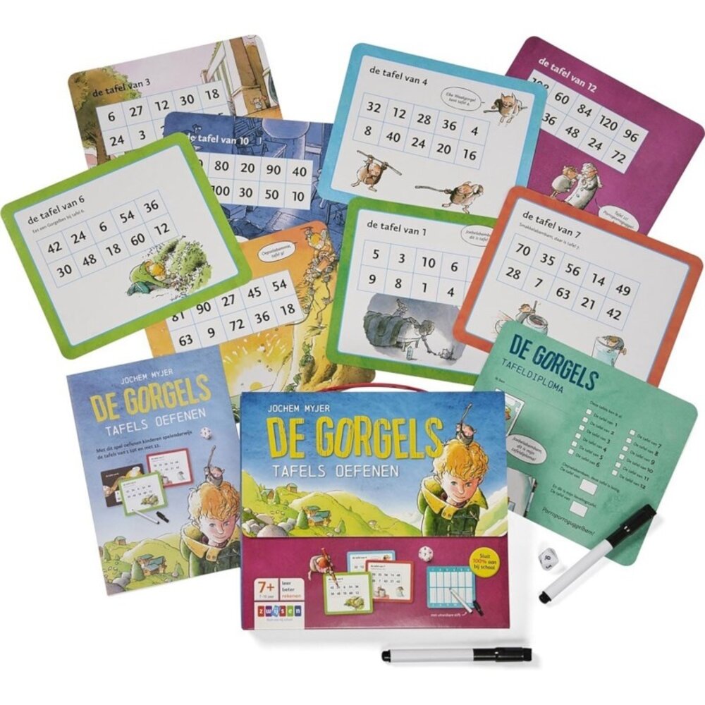 De Gorgels tafels oefenen De Gorgels tafels oefenen