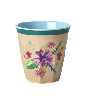 Rice Melamine Beker Arda Bloom Medium Rice Melamine Beker Arda Bloom Medium