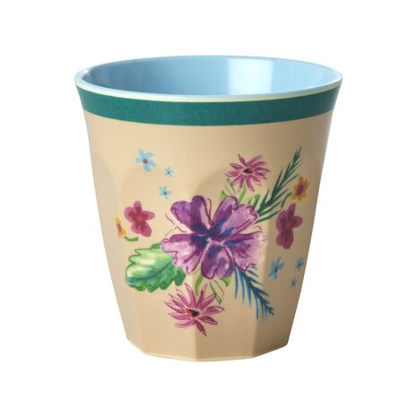 Rice Melamine Beker - Medium - Arda Bloom Rice Melamine Beker - Medium - Arda Bloom
