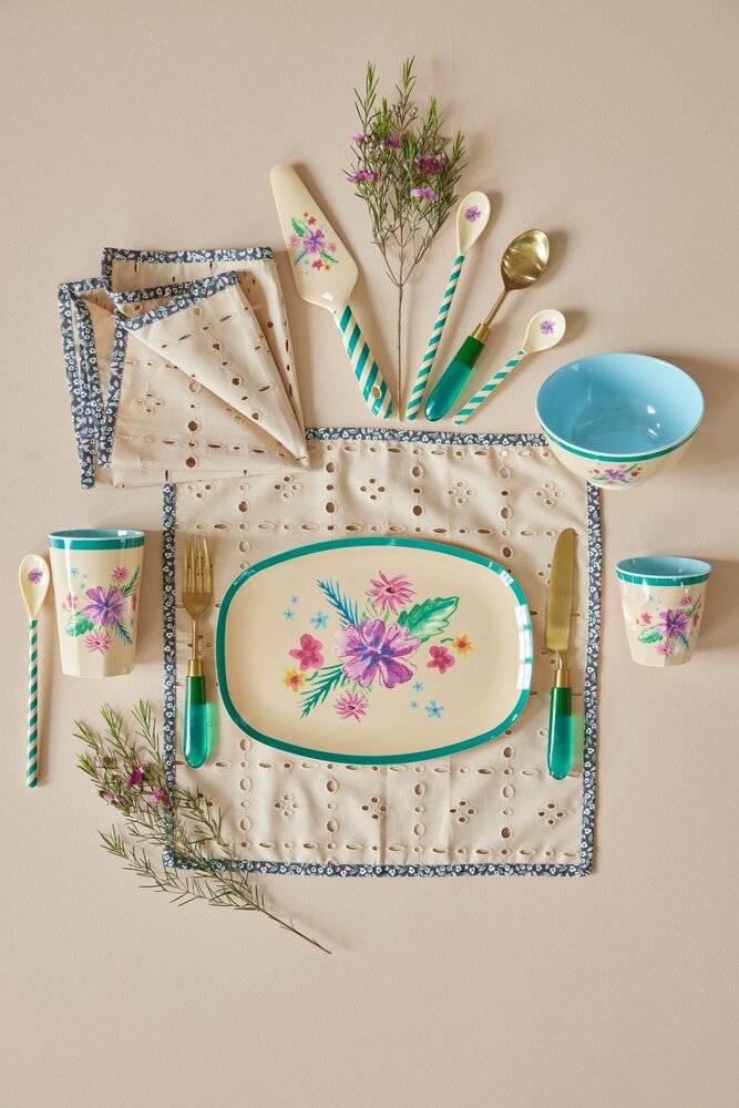 Rice Melamine Beker Arda Bloom Medium Rice Melamine Beker Arda Bloom Medium