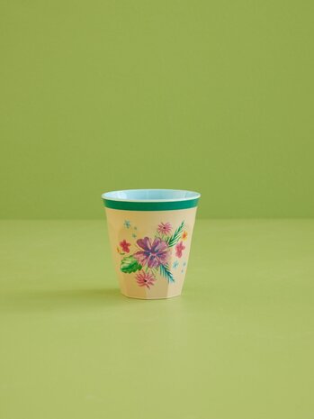 Rice Melamine Beker - Medium - Arda Bloom Rice Melamine Beker - Medium - Arda Bloom