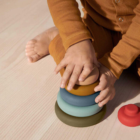 Liewood Siliconen Stapeltoren Multi Mix Liewood Siliconen Stapeltoren Multi Mix
