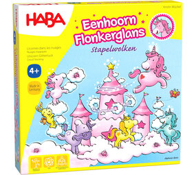 HABA Eenhoorn Flonkerglans - Stapelwolken HABA Eenhoorn Flonkerglans - Stapelwolken