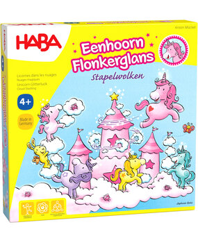 HABA Eenhoorn Flonkerglans - Stapelwolken
