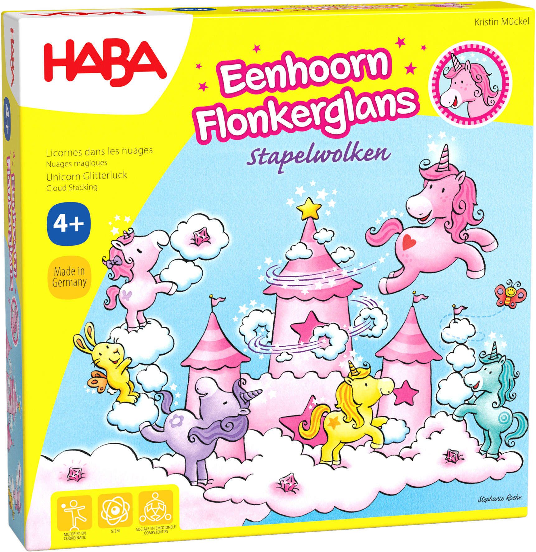 Eenhoorn Flonkerglans - Stapelwolken afbeelding