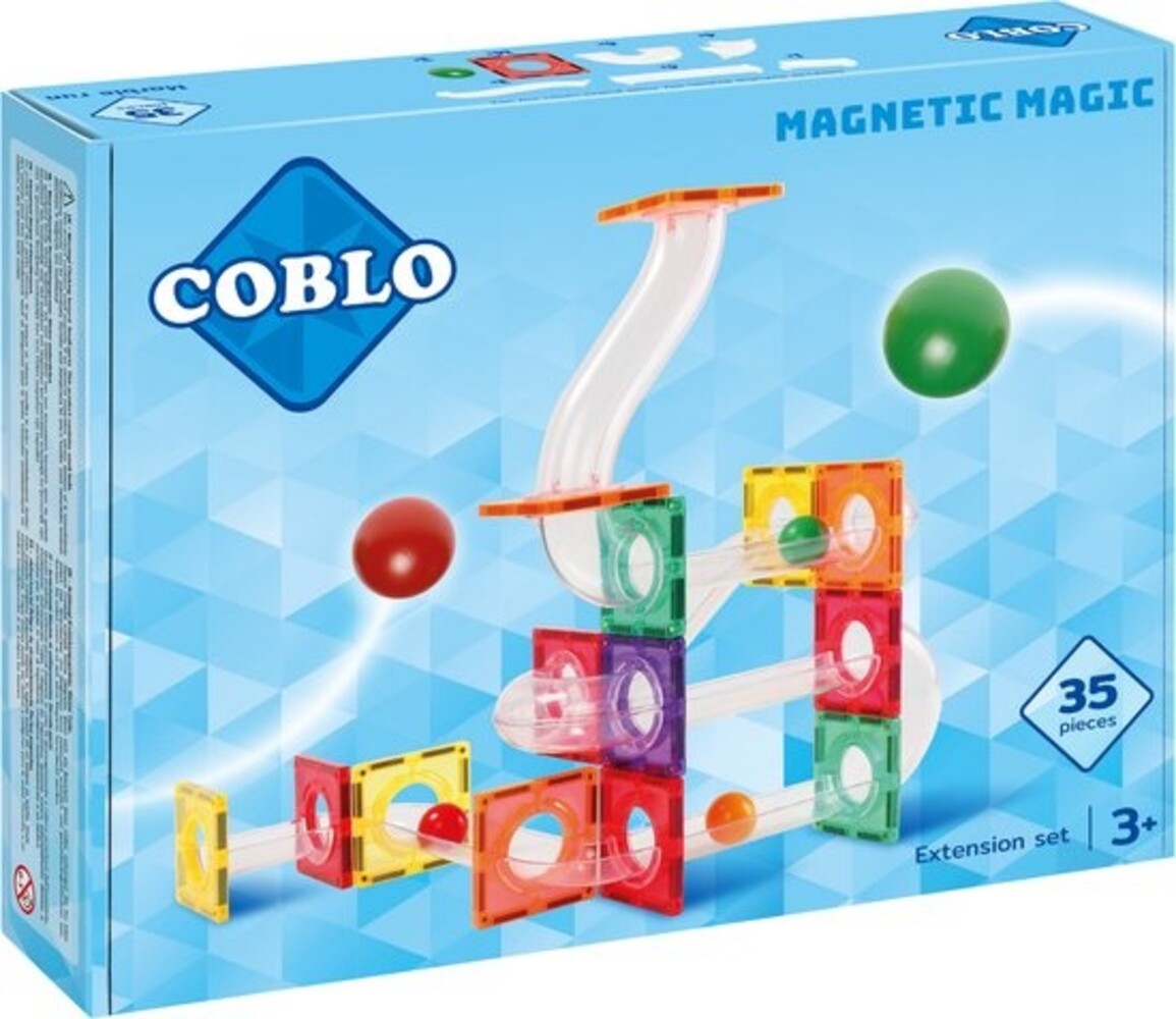 Coblo Knikkerbaan Uitbreidingsset  35 stuks Coblo Knikkerbaan Uitbreidingsset  35 stuks