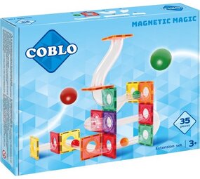 Coblo Knikkerbaan Uitbreidingsset  35 stuks Coblo Knikkerbaan Uitbreidingsset  35 stuks