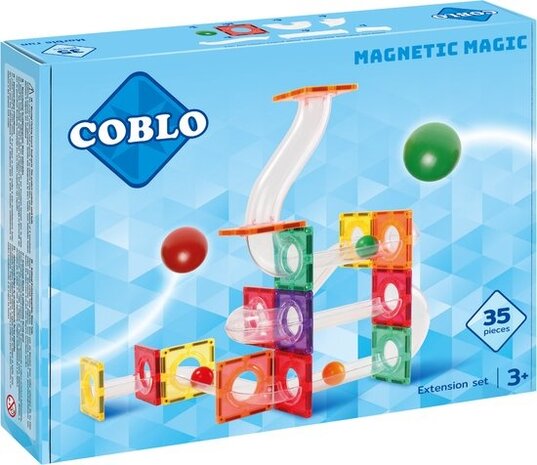 Coblo Knikkerbaan Uitbreidingsset  35 stuks Coblo Knikkerbaan Uitbreidingsset  35 stuks