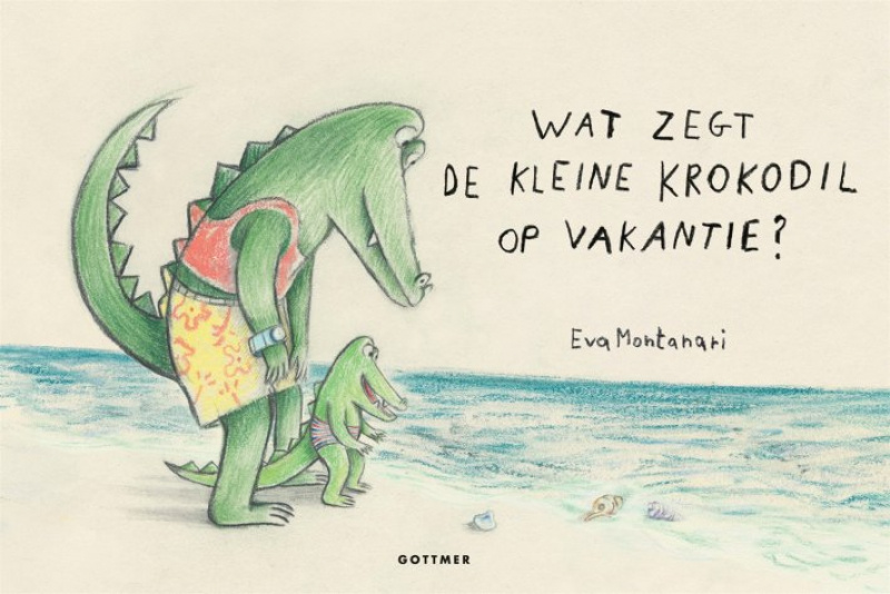 Wat zegt de kleine krokodil op vakantie? afbeelding