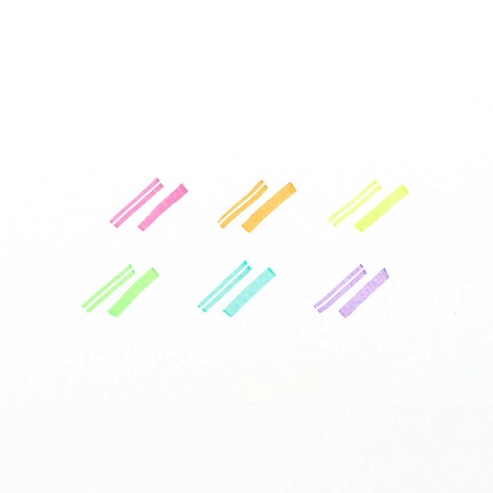 OOLY Neon Markeerstiften Dual Liner Double Ended OOLY Neon Markeerstiften Dual Liner Double Ended