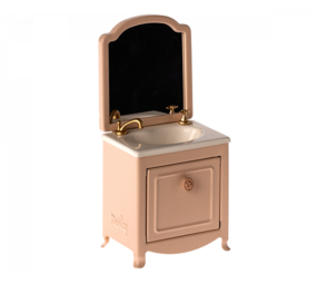 Maileg Muizen Sink Dresser with Mirror Wastafel met Spiegel Powder Maileg Muizen Sink Dresser with Mirror Wastafel met Spiegel Powder