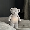 Moonie Knuffelbeer met nachtlamp en geluid Silver Moonie Knuffelbeer met nachtlamp en geluid Silver