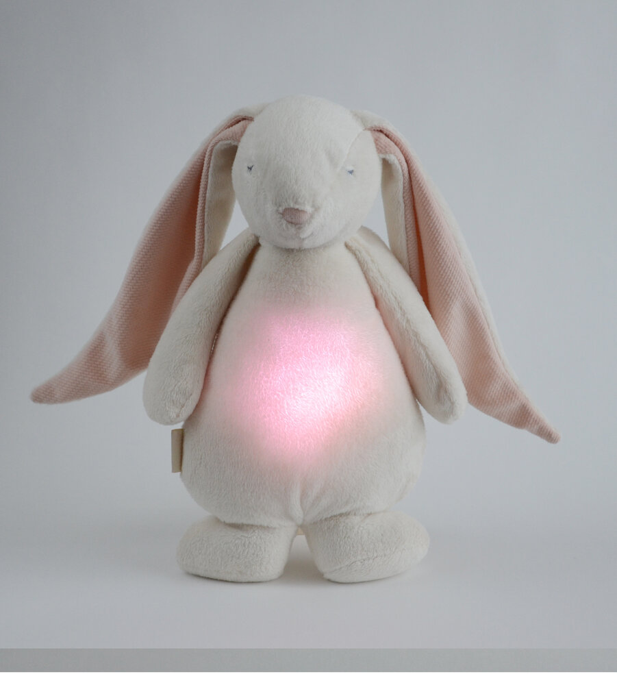 Moonie Knuffelkonijn met hartslag en geluid Powder Moonie Knuffelkonijn met hartslag en geluid Powder