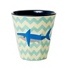 Rice Melamine Beker - Medium - Shark Rice Melamine Beker - Medium - Shark