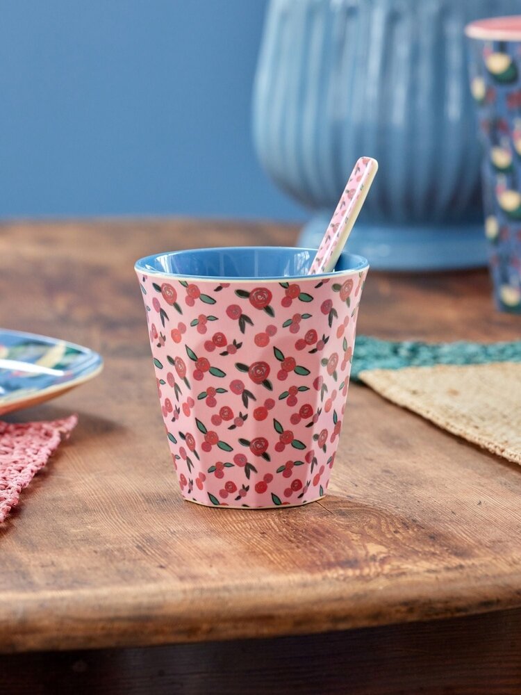 Rice Melamine Beker A Rose is a Rose Rice Melamine Beker A Rose is a Rose