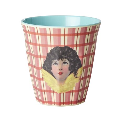 Rice Melamine Beker - Medium - Angel Red Rice Melamine Beker - Medium - Angel Red