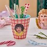 Rice Melamine Beker - Medium - Angel Red Rice Melamine Beker - Medium - Angel Red