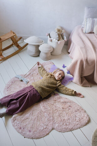 Lorena Canals Wasbaar vloerkleed Baby Butterfly Lorena Canals Wasbaar vloerkleed Baby Butterfly