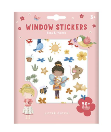 Little Dutch Raamstickers Rosa & Friends Little Dutch Raamstickers Rosa & Friends