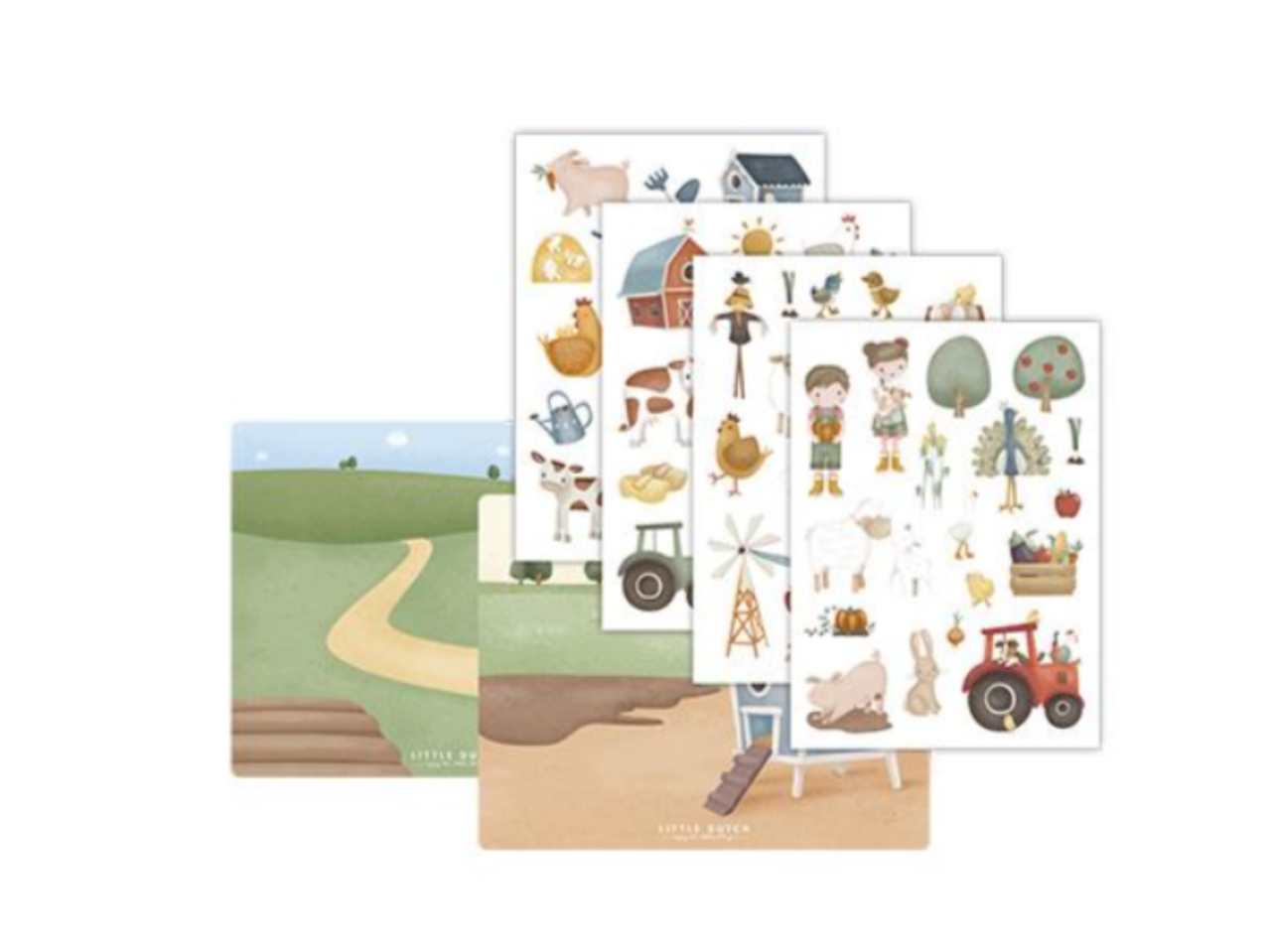 Little Dutch Raamstickers Little Farm Little Dutch Raamstickers Little Farm