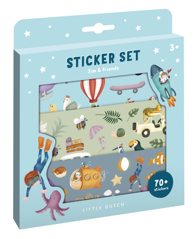Little Dutch Sticker set Jim & Friends Little Dutch Sticker set Jim & Friends