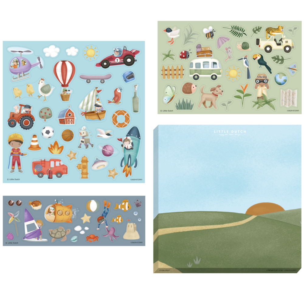Little Dutch Sticker set Jim & Friends Little Dutch Sticker set Jim & Friends