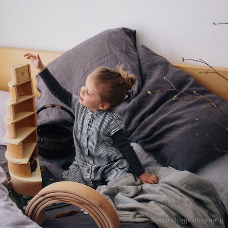 Grimm's Houten Regenboog Naturel Groot