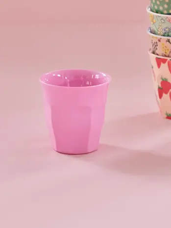 Rice Melamine Beker Dark Pink