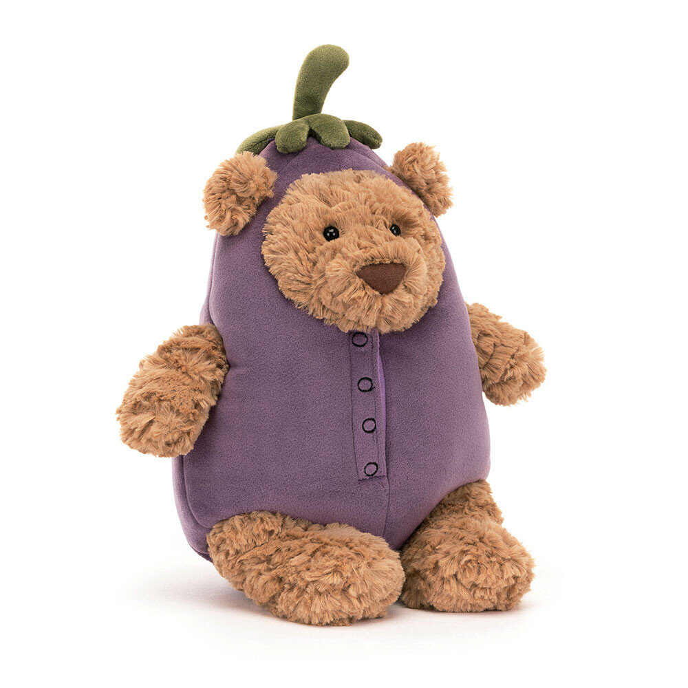 Jellycat Bartholomew Bear Aubergine Jellycat Bartholomew Bear Aubergine