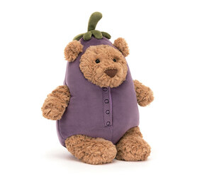 Jellycat Bartholomew Bear Aubergine Jellycat Bartholomew Bear Aubergine