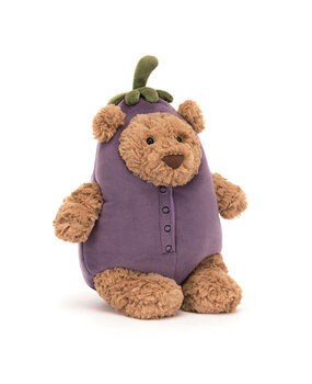 Jellycat Bartholomew Bear Aubergine