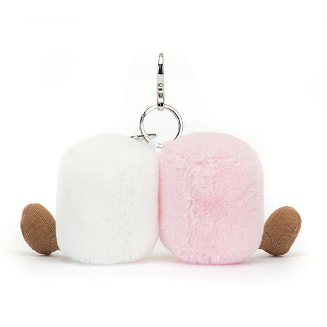 Jellycat Sleutelhanger Amuseables Pair Of Marshmallows Bag Charm