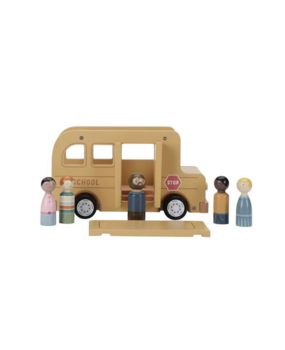 Little Dutch Schoolbus met poppetjes